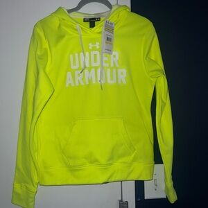 Under Armour Vibrant Yellow Athletic Hoodie